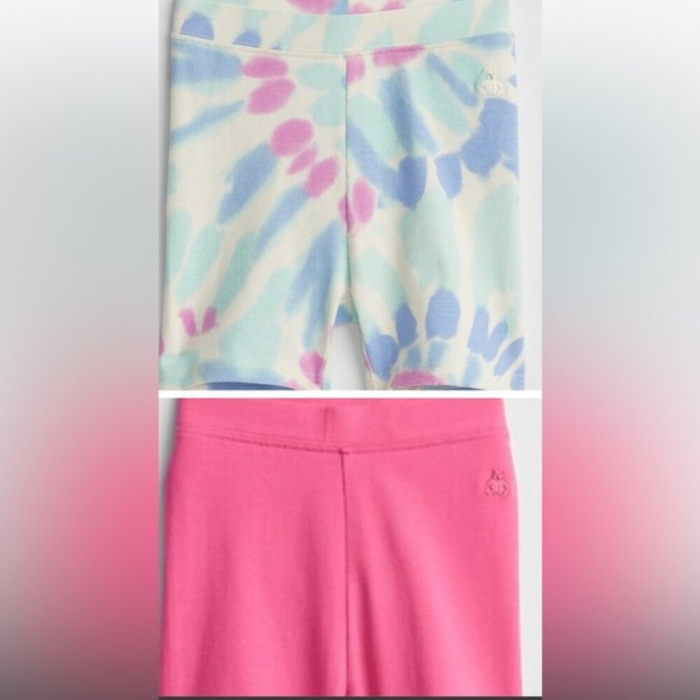 Two Baby Gap Pull on Bike Shorts